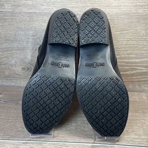 SafeTStep Brenna Women’s Sz 8.5W Black Comfort Side Zip Heeled Ankle Boots - Picture 7 of 11